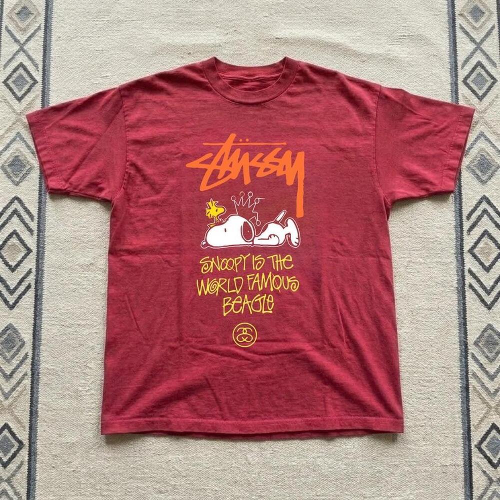 Stussy X Peanuts Snoopy T Shirt